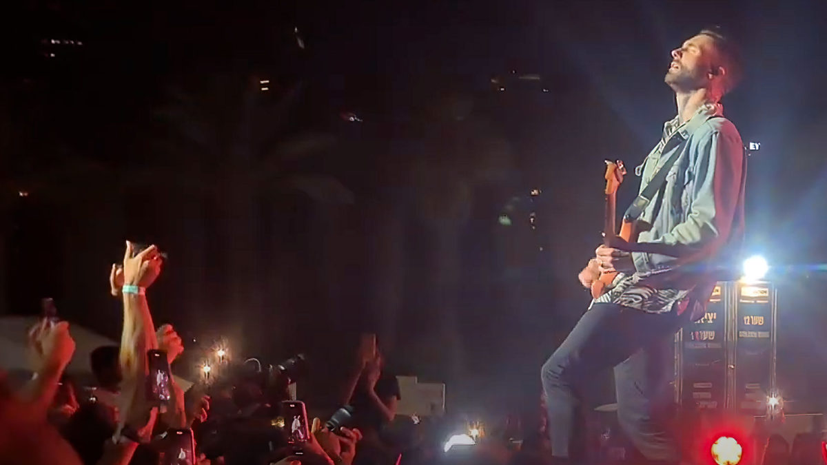 La visita a Israel tardó 20 años: pero Maroon 5 promete volver pronto