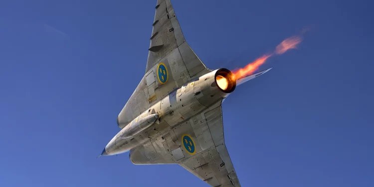 El Saab 35 Draken tenía una misión crítica: combatir a Rusia