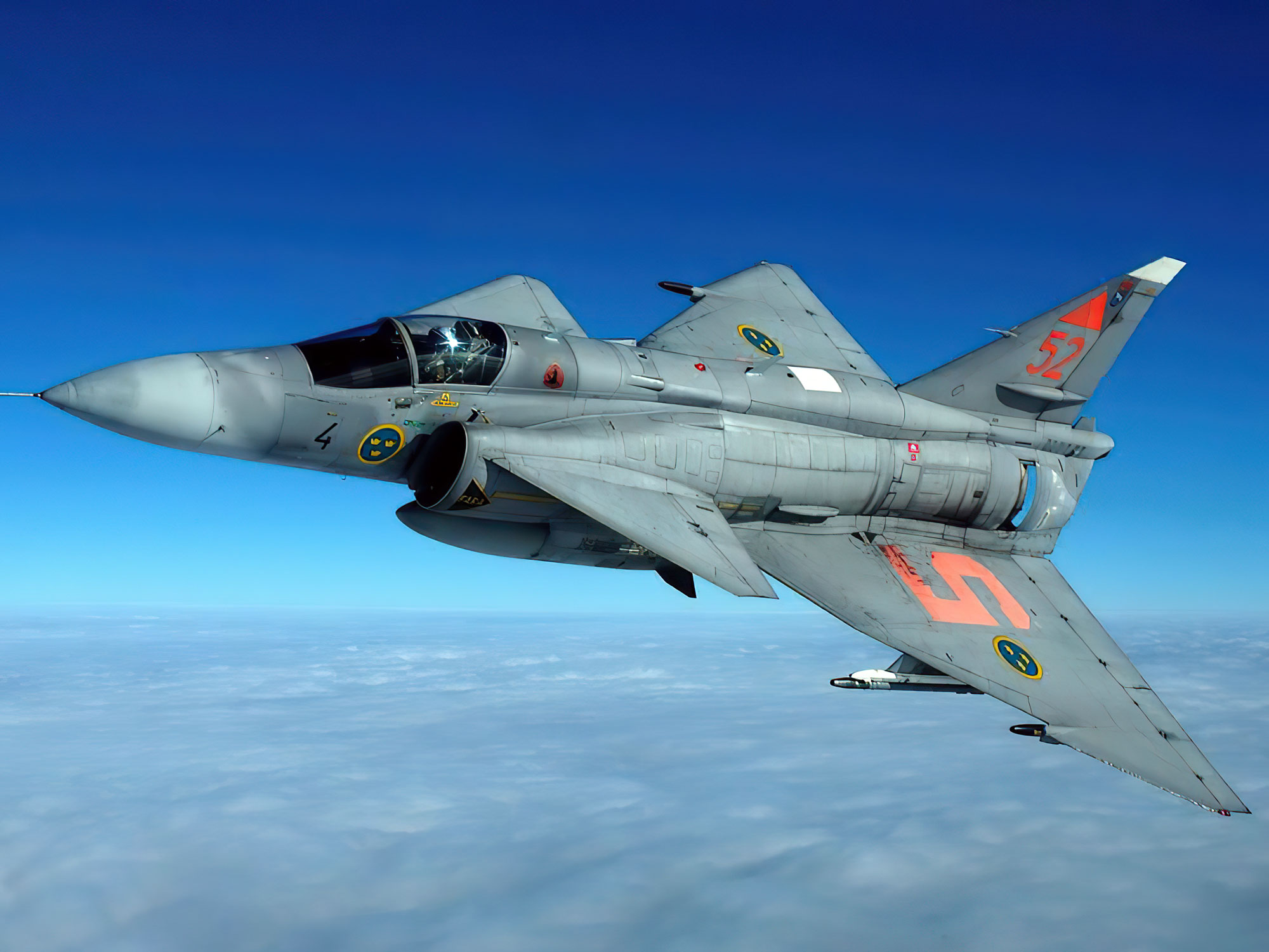 Saab JA 37 Viggen: El avión ordenador volador construido para luchar contra Rusia