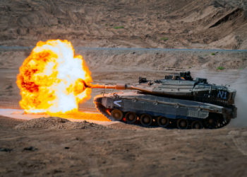 El tanque israelí Merkava tiene una gran potencia de fuego