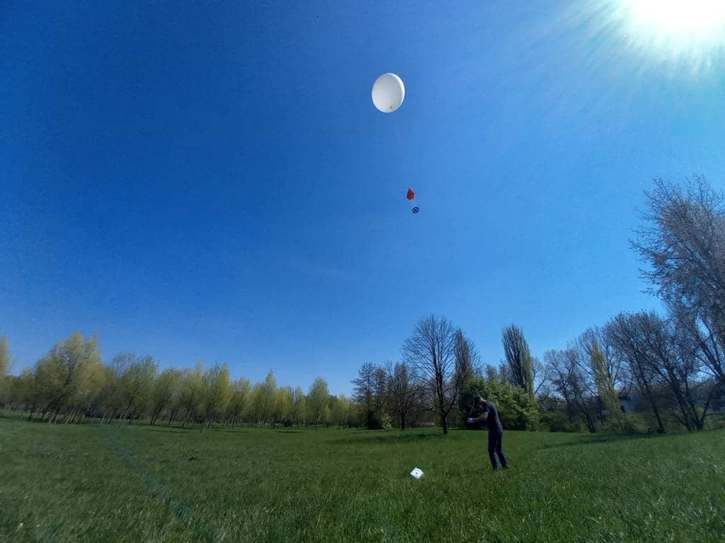 Globo capturador de carbono de High Hopes Lab. (Cortesía, Laboratorio High Hopes)