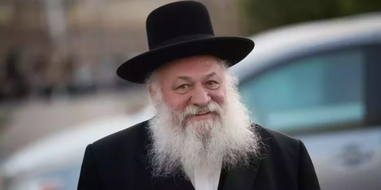 La facción jasídica elige al sustituto de Litzman en la Knesset