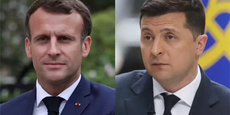 Macron promete enviar más armamento pesado a Ucrania