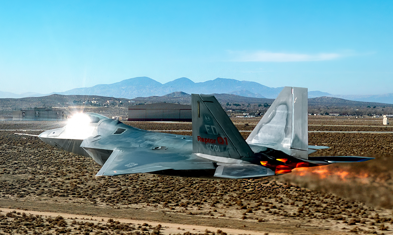 El F-22 Raptor está probando la tecnología furtiva de NGAD
