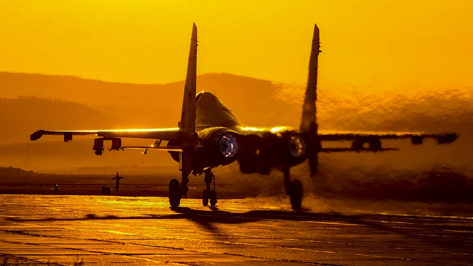 ¿Atacaron los cazas Su-27 de Ucrania plataformas petrolíferas rusas?