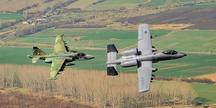 Comparación y supervivencia del A-10 Thunderbolt II y el Su-25