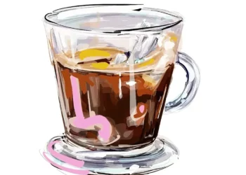 Esta artista bebe, dibuja y comparte su taza de café diaria