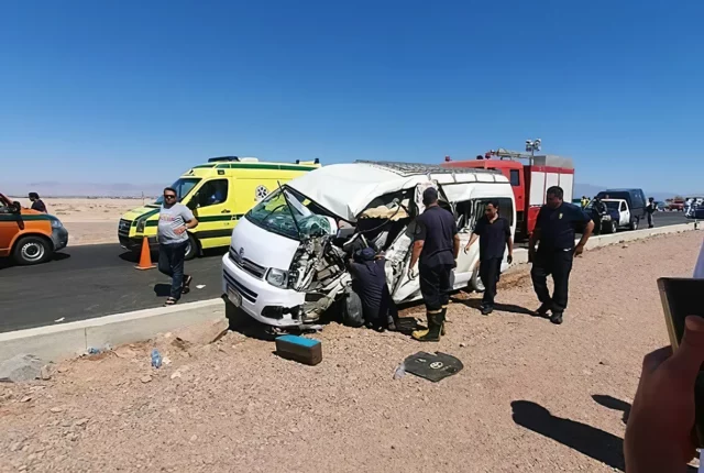 7 israelíes heridos, dos de ellos graves, en un accidente de tráfico en el Sinaí