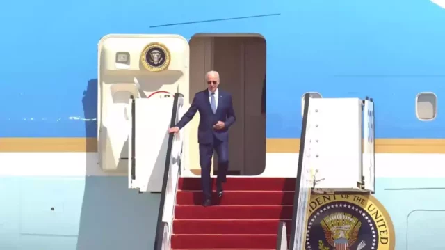 Biden aterriza en Israel en su primera visita como presidente de Estados Unidos