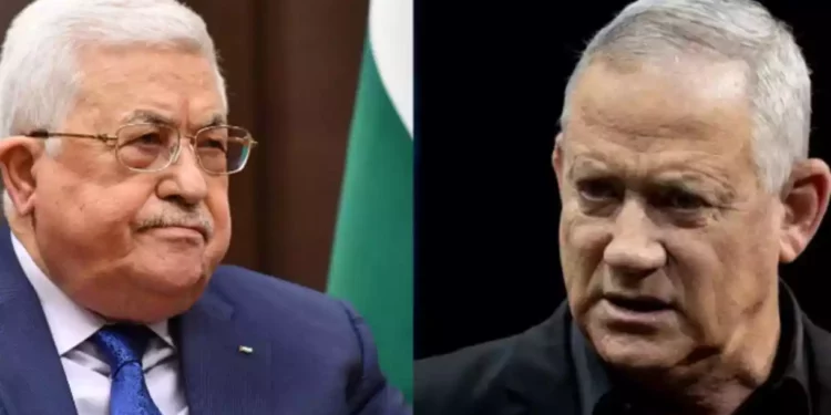 Benny Gantz se reúne con Mahmud Abbas antes de la visita de Biden