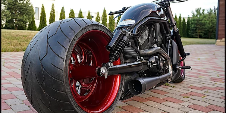 La Harley-Davidson Night Rod con rueda trasera 360 es un auténtico mutante