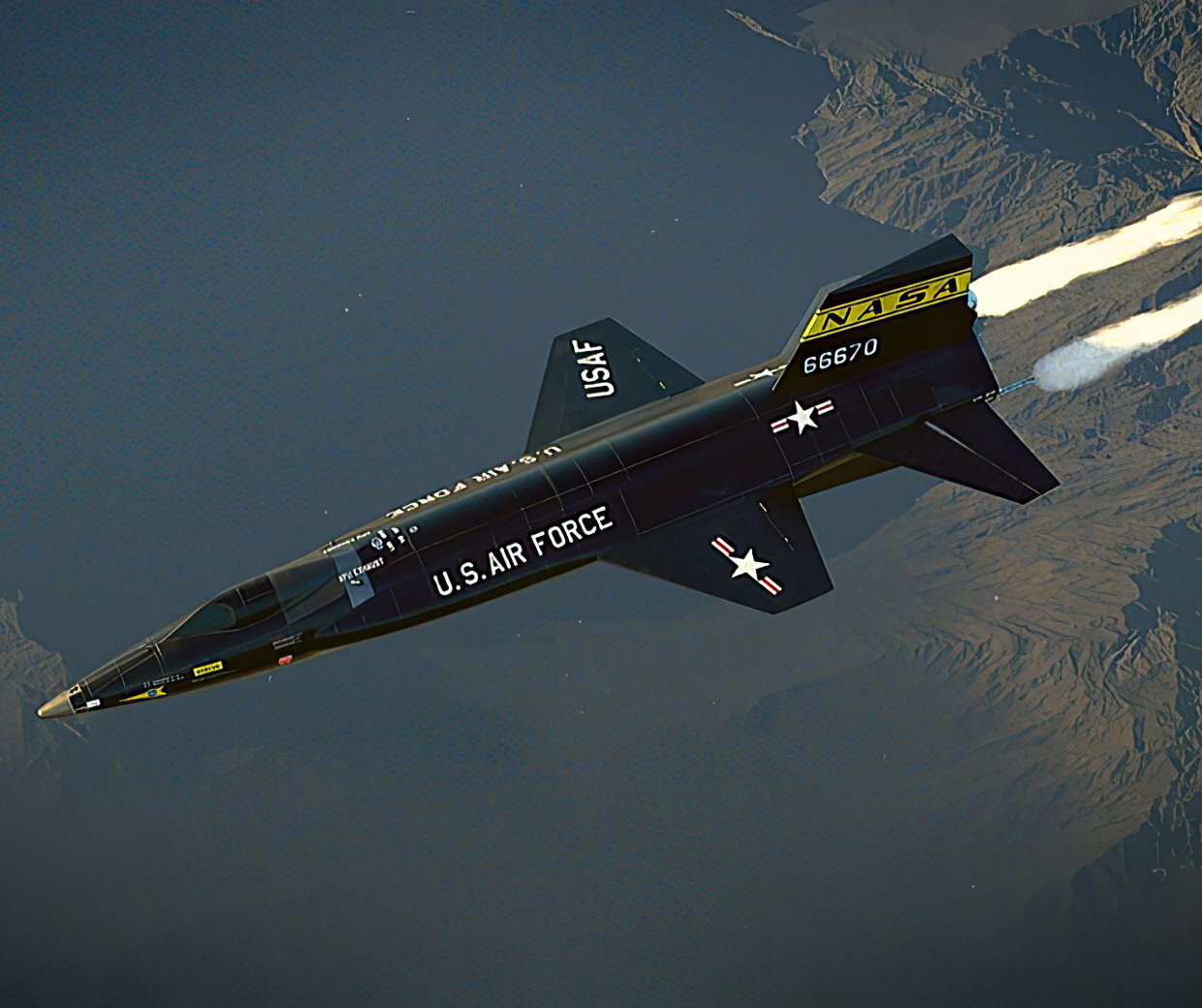 X-15: El avión de Mach 6 lanzado desde un bombardero B-52