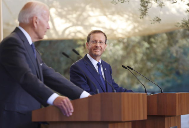 Biden recibe la Medalla de Honor Presidencial de Israel