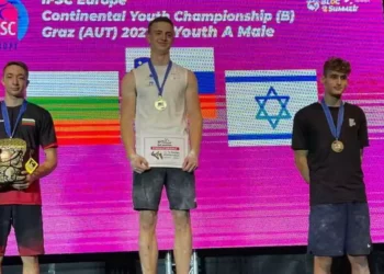 Escaladores israelíes ponen en relieve a Israel en los campeonatos europeos