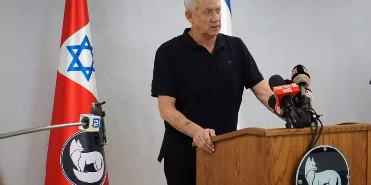 Gantz promete eliminar la amenaza de la Yihad Islámica en la frontera con Gaza