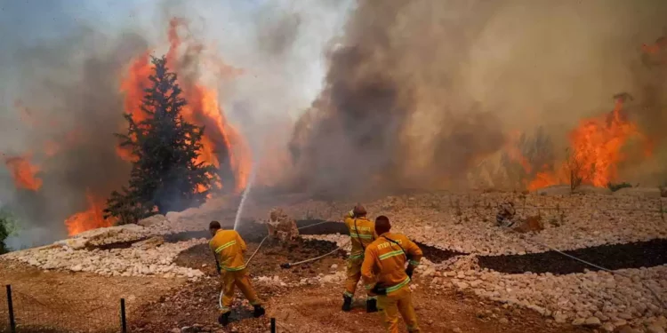 Así es como Israel puede luchar contra los incendios forestales