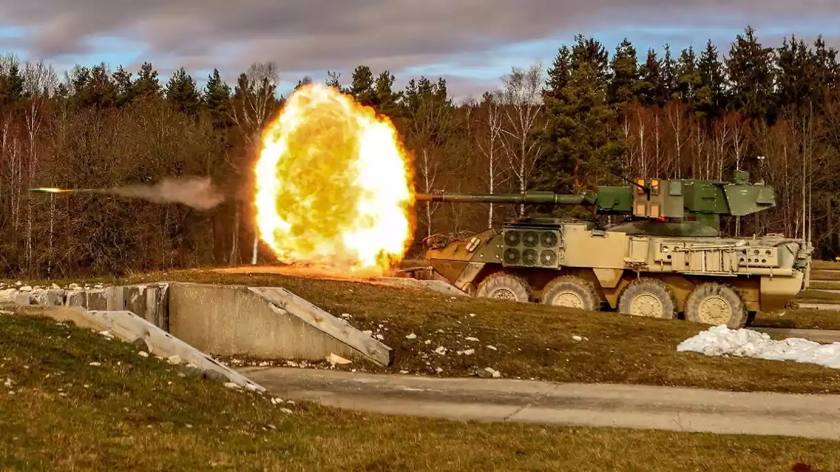 El vehículo blindado Stryker cuenta con un arma láser