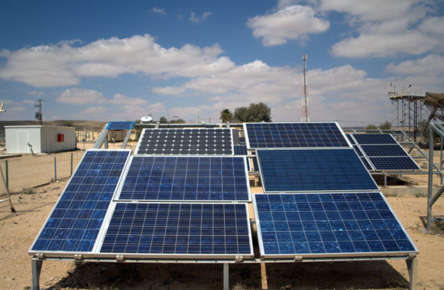 Aumenta la venta de paneles solares en Israel