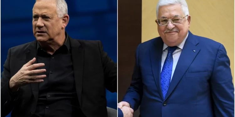 Abbas y Gantz discuten sobre la seguridad en Judea y Samaria