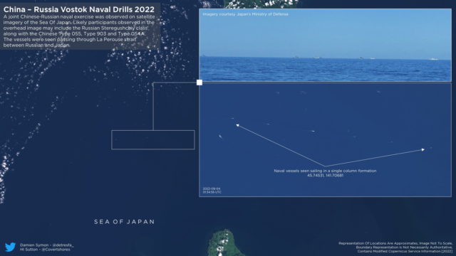 China y Rusia destruyen un “submarino hostil” en el disputado Mar de Japón