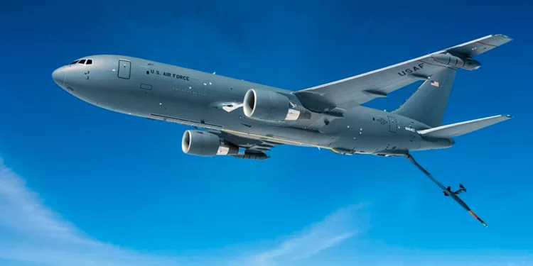 El Ejército del Aire dice que el KC-46 puede repostar aviones en todo el mundo