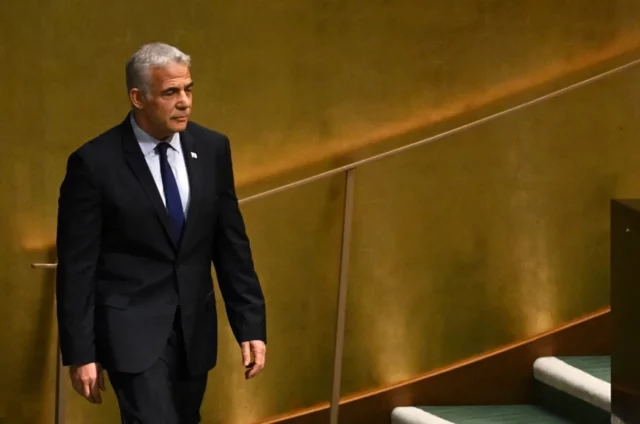 Texto completo del discurso de Yair Lapid en la Asamblea General de la ONU 2022