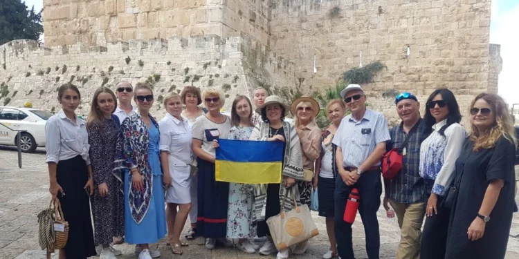 Delegación ucraniana visita Jerusalén para conocer los modelos isralíes de accesibilidad