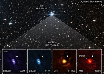 El telescopio James Webb capta la primera imagen de un planeta fuera de nuestro sistema solar