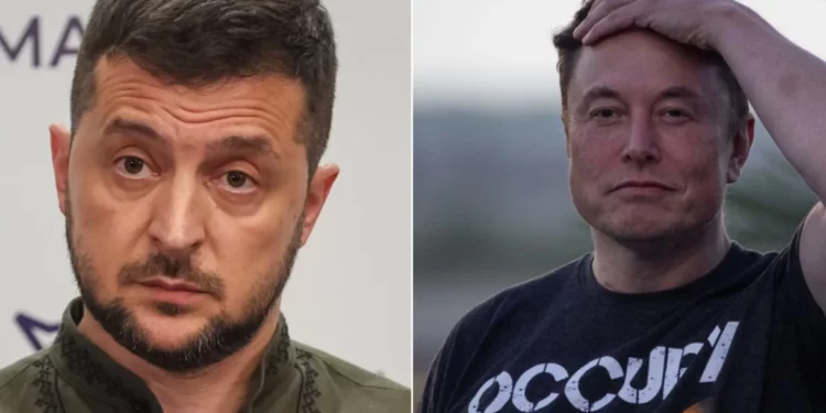 Elon Musk y Zelensky discuten en Twitter sobre la anexión rusa