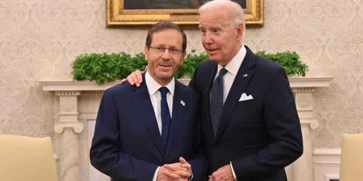 Biden elogia el “histórico” acuerdo entre Israel y el Líbano en su reunión con Herzog