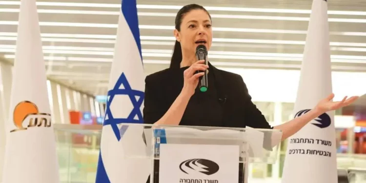 La ministra de Transporte quiere que el tren ligero de Tel Aviv opere en Shabat