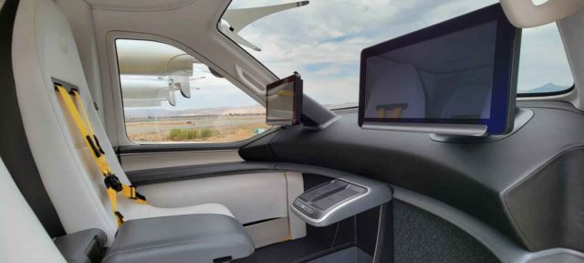 Vea el interior del taxi aéreo de Wisk que no lleva piloto a bordo