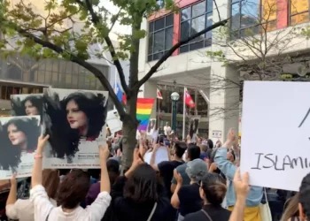 Antisemita canadiense intentó atropellar a manifestantes contra el régimen iraní