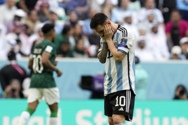 Arabia Saudita derrota a la Argentina de Messi en el Mundial de Qatar