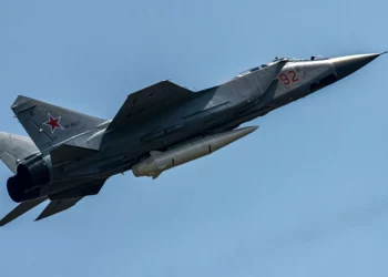 MiG-31 ruso armado con un misil hipersónico avistado en Bielorrusia