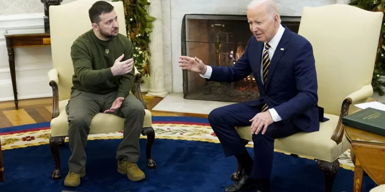 Zelensky y Biden se reúnen en la Casa Blanca