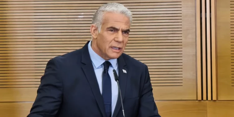 Lapid al Likud: Cancela el acuerdo con Avi Maoz