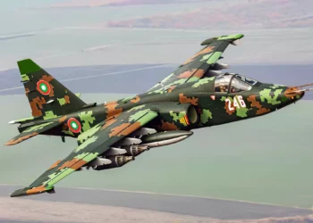 Su-25 ruso marcado con una “Z” aterriza de emergencia sin trenes de aterrizaje