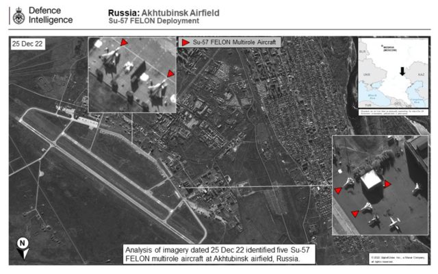 Rusia desconfía de desplegar cazas Su-57 sobre Ucrania