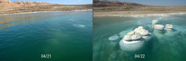 El Mar Muerto pierde miles de millones de litros de agua al día
