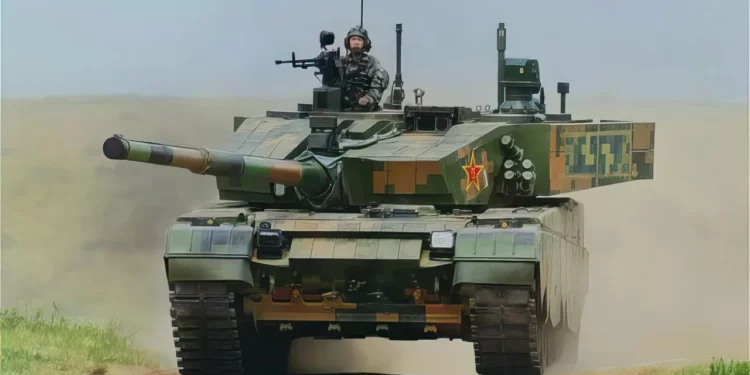 China prueba un tanque de combate principal de cuarta generación desconocido