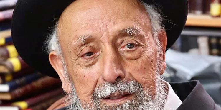 Muere a los 94 años el líder espiritual de Shas: el rabino Shimon Baadani