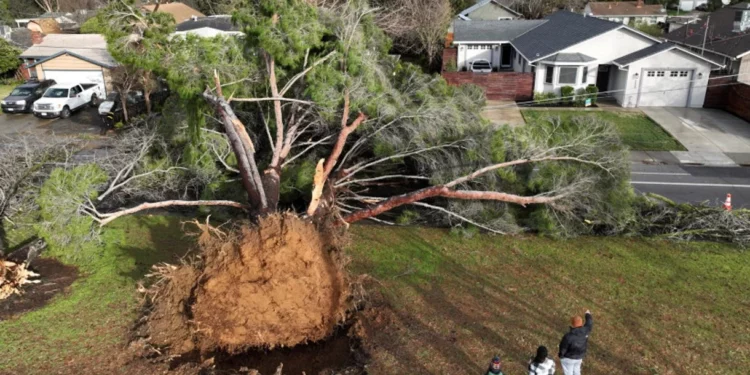 La tormenta de California deja a más de 120.000 personas sin electricidad