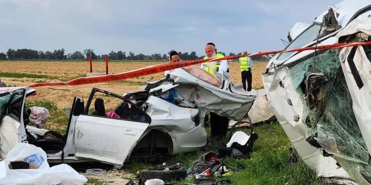 6 personas mueren en accidentes de tráfico en Israel: entre ellas dos niños