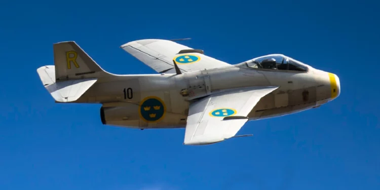 Saab 29: una máquina construida para combatir a Rusia