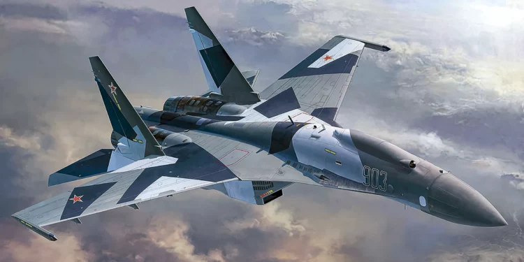 Su-35: El caza ruso “casi furtivo” con aspecto de F-22