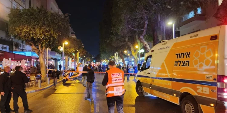 Tres heridos en un tiroteo terrorista en el centro de Tel Aviv