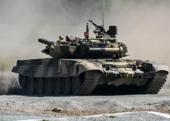 Tanque ruso T-90A capturado en EE. UU. para investigaciones