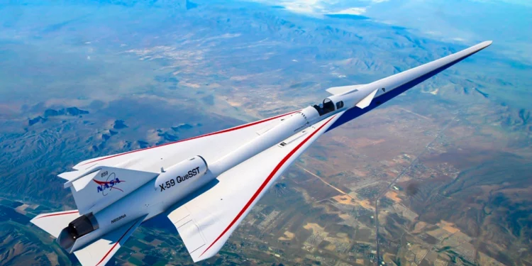 X-59 de la NASA: Futuro de los viajes supersónicos silenciosos