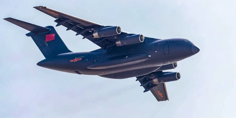 El Y-20B de China: avión de transporte militar con motores WS-20 de fabricación nacional